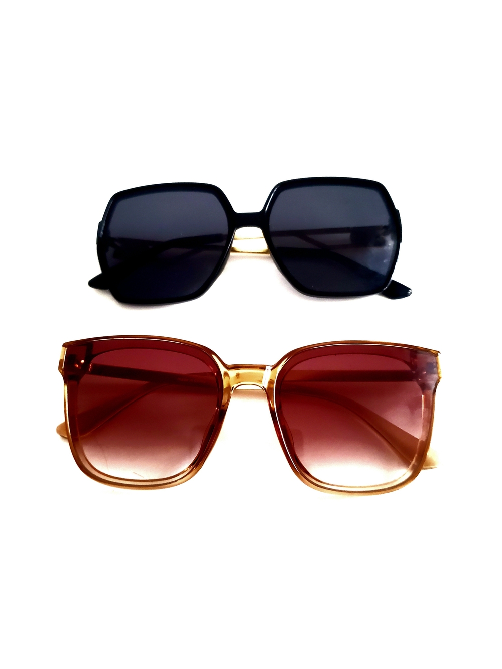 Women’s Sunglasses Duo - Black & Brown Tones